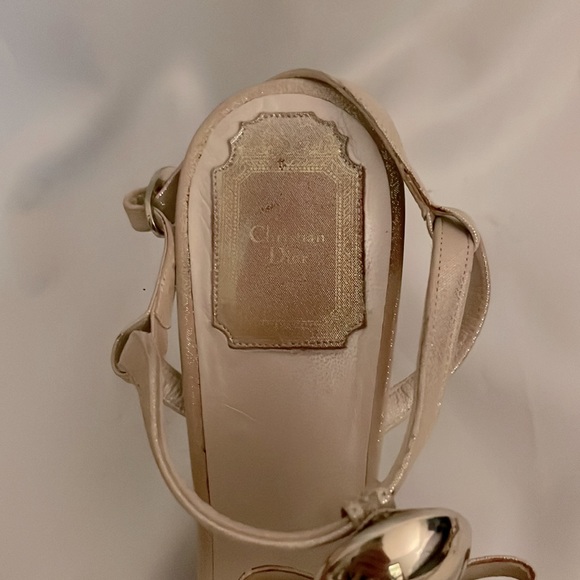 Christian Dior T-Strap Sandals 40 - Picture 6 of 14